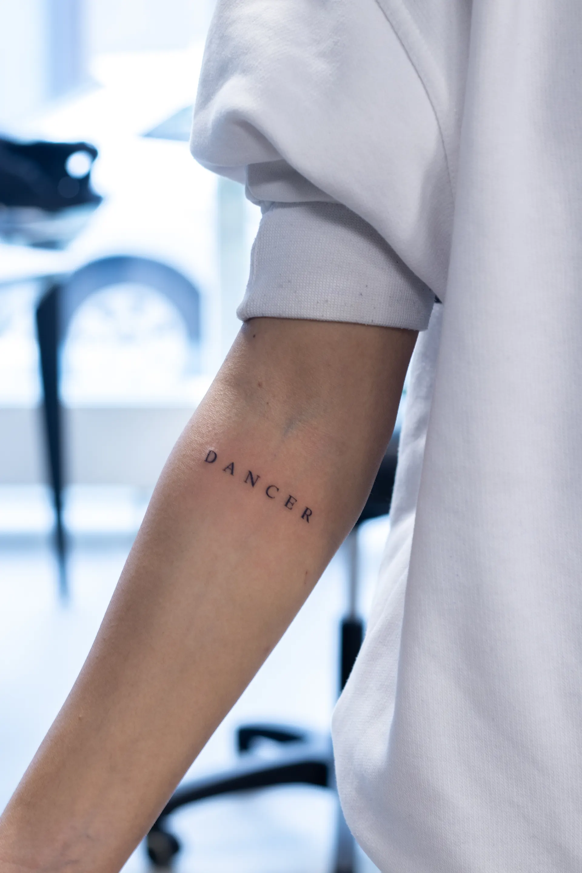 Delicate lettering