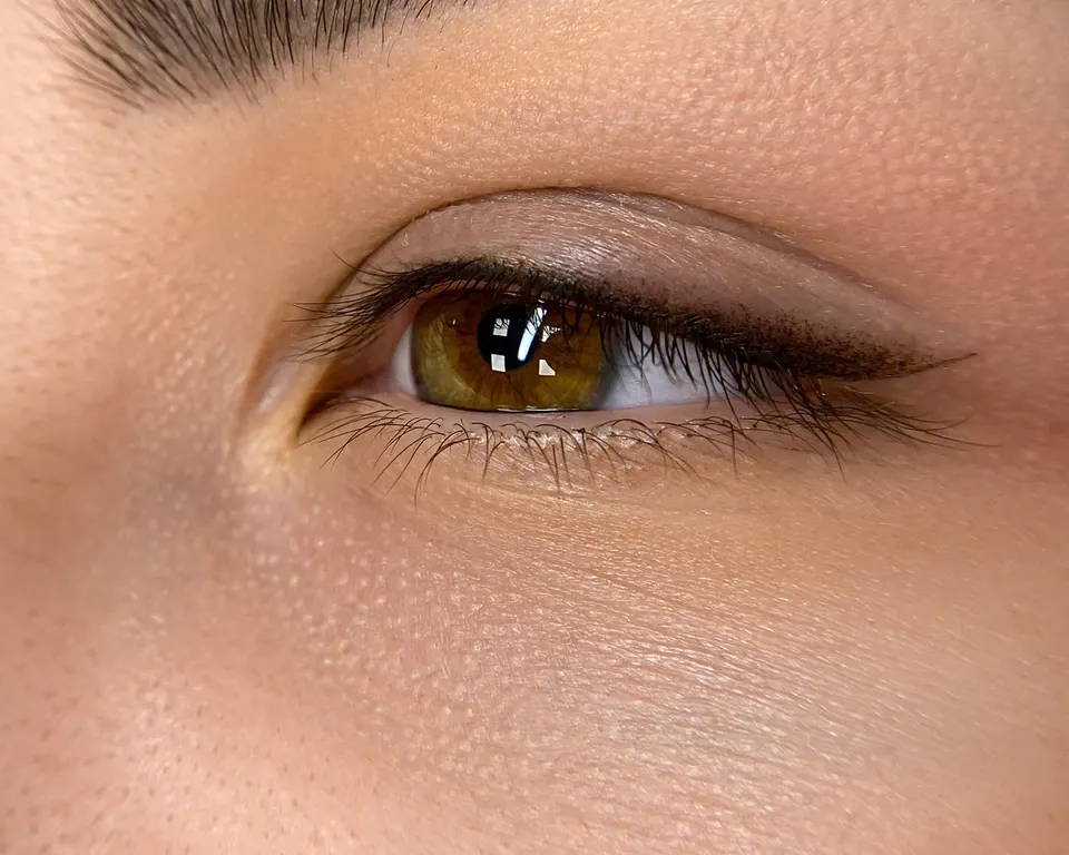 Lash line after the treatment
